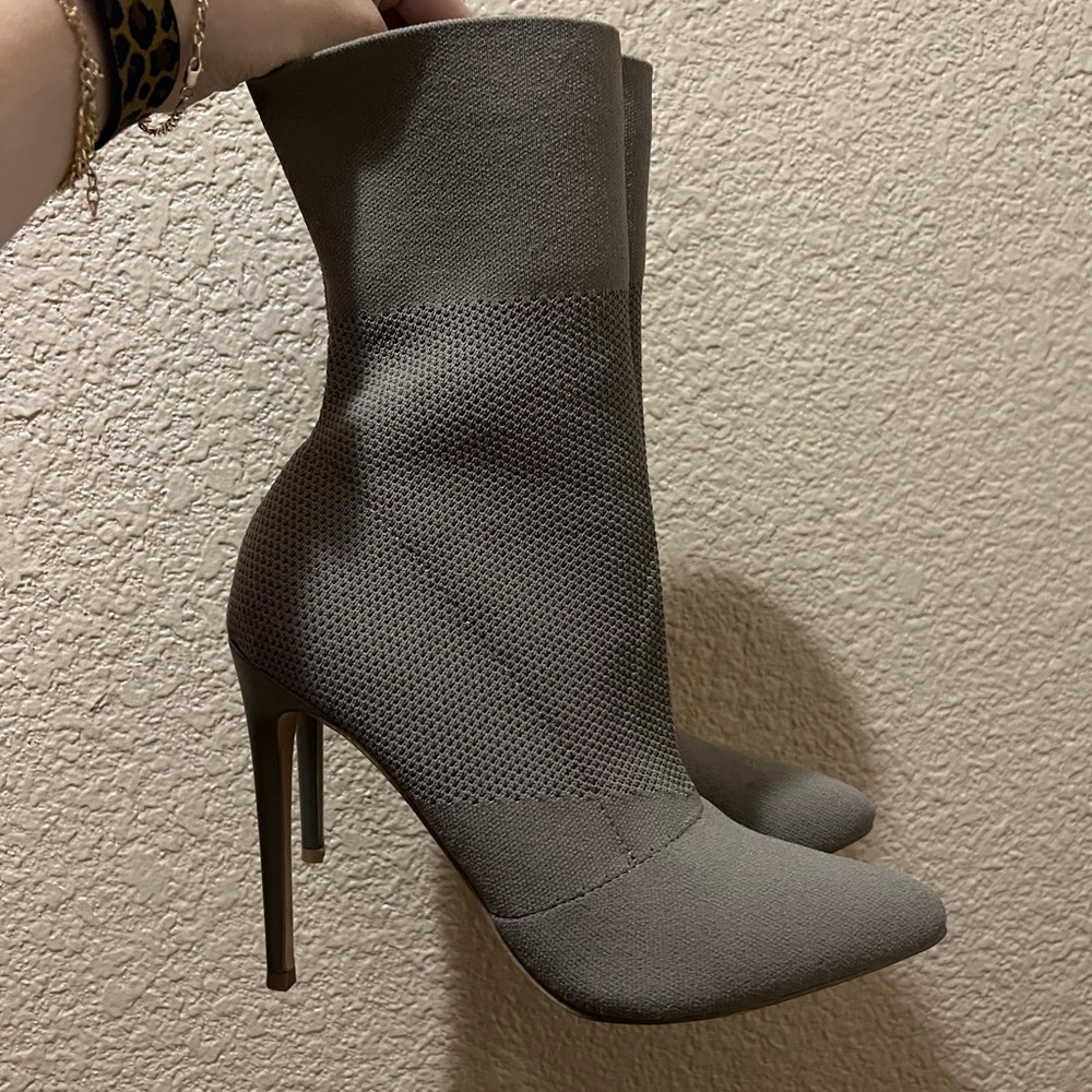 Kim K Inspired Sock Boot